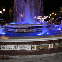 Fountain by night
