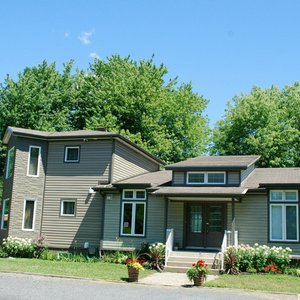 front of B&B