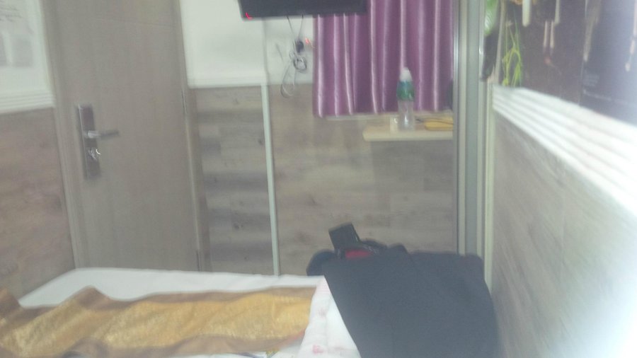 View from the bed