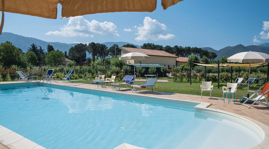la piscina