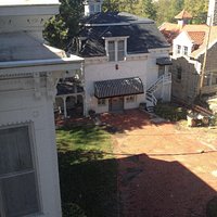 Carriage house behind the main home.