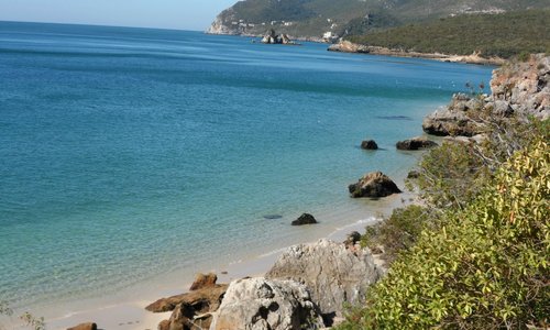 Praia no litoral de Setúbal