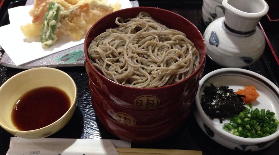 天ぷら割子そば