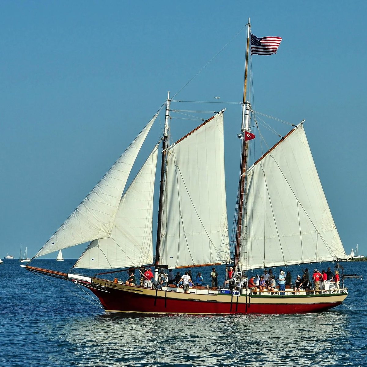 red witch sailboat kenosha