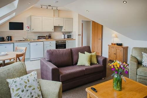The Hayloft Lounge Kitchen Shropshire Self catering