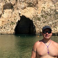 Cueva que comunica con el Mar Abierto