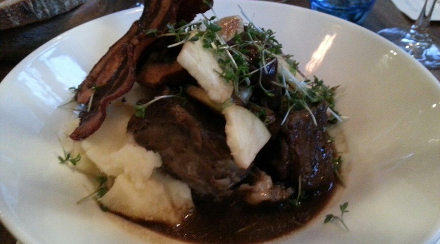 the second dish of the evening!