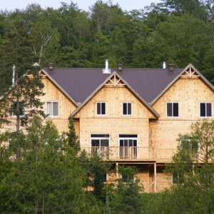 Arrière du chalet
