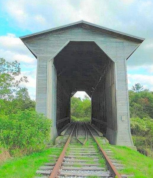 Fisher Covered Railroad Bridge image