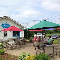 I like having breakfast on the weekend with my kids outside on the patio.