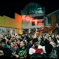 Recital en el patio del Konex