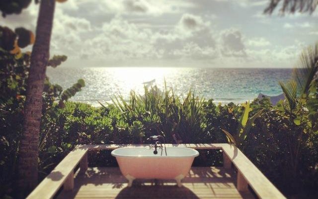 bath with a view..