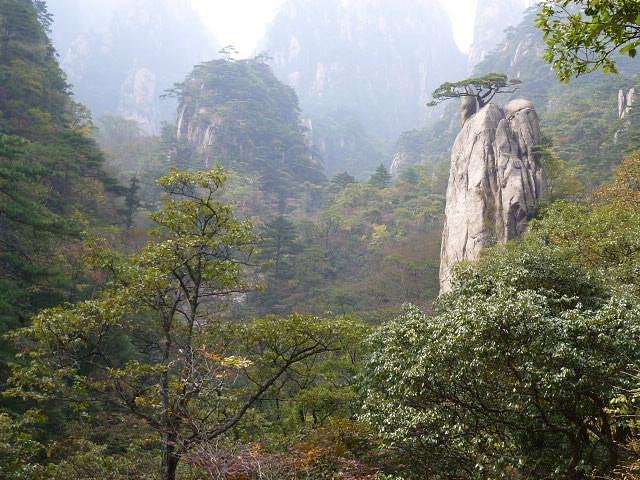 Huangshan China Gechuanjian Mountain image