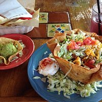 Taco Salad with homemade Guacamole