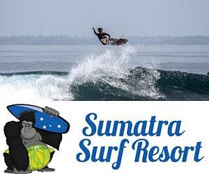 Sustainable surfer girl swimwear review of Anowi Surf. On location in Krui  Sumatra, Indonesia 