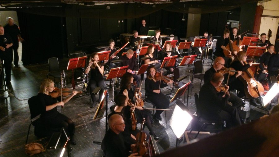 Full Operatic Orchestra, Theatre Royal, Glasgow, Scotland.