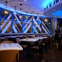 The interior of Pollo D'Oro