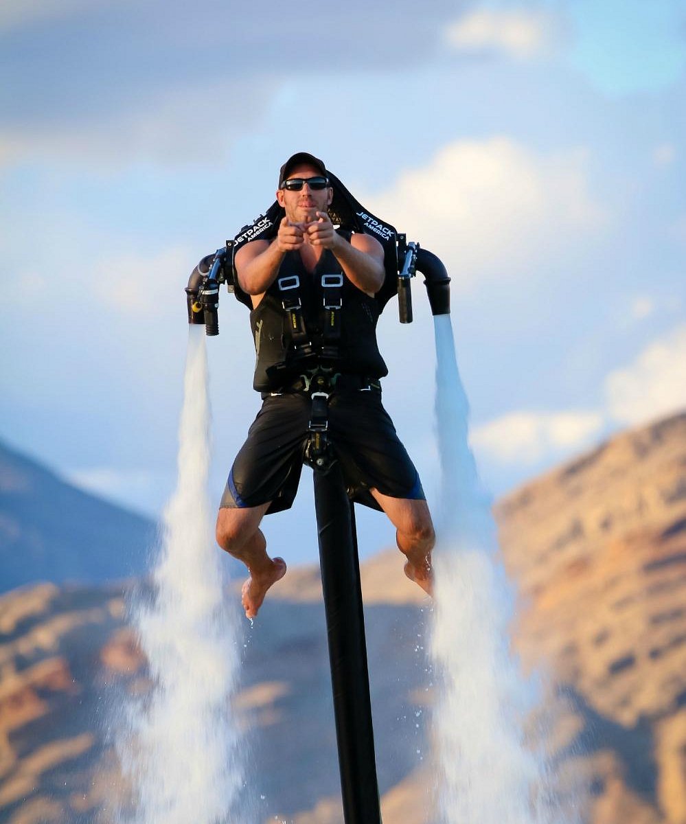 Jetpacks are real. And they're awesome