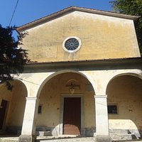 Church-shrine of "Madonna del Piastraio": front view.