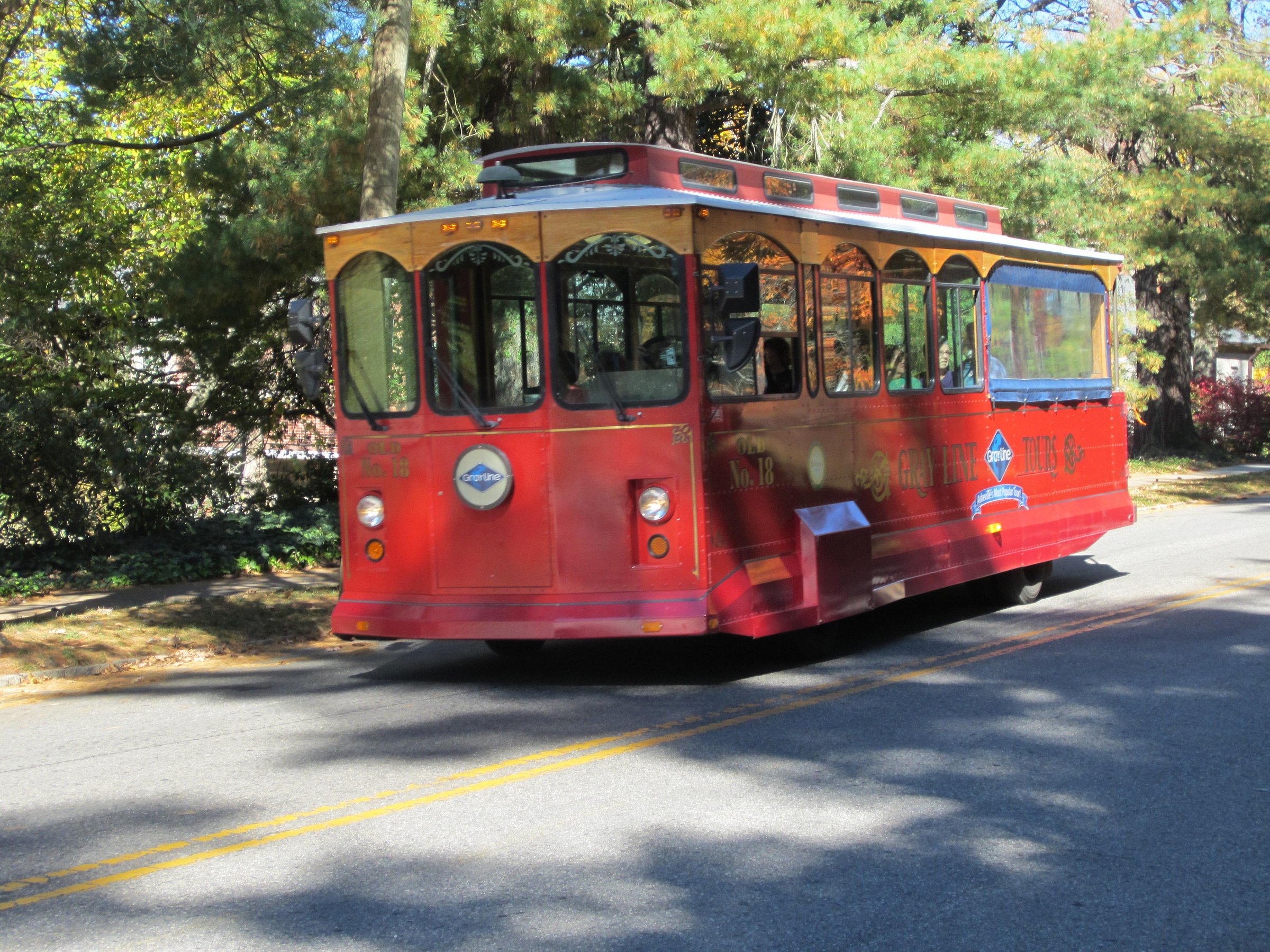 grayline trolley tour asheville