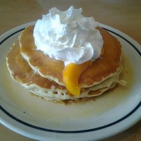 peaches pancake