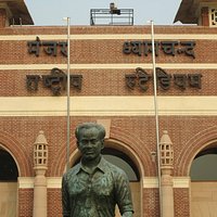 The stadium and the legend Major Dhyan Chand after whom the stadium is named.