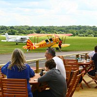 Bask in the sights & sounds of a vibrant aerodrome whilst being looked after by our excellent st