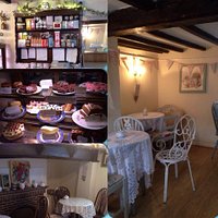 tea rooms and cake cabinet