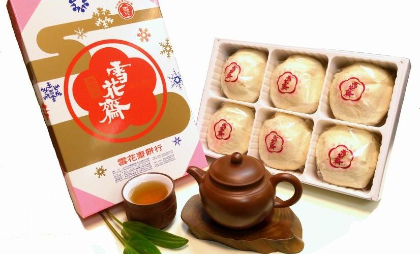 雪花月餅6入禮盒