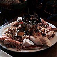Delicious seafood platter