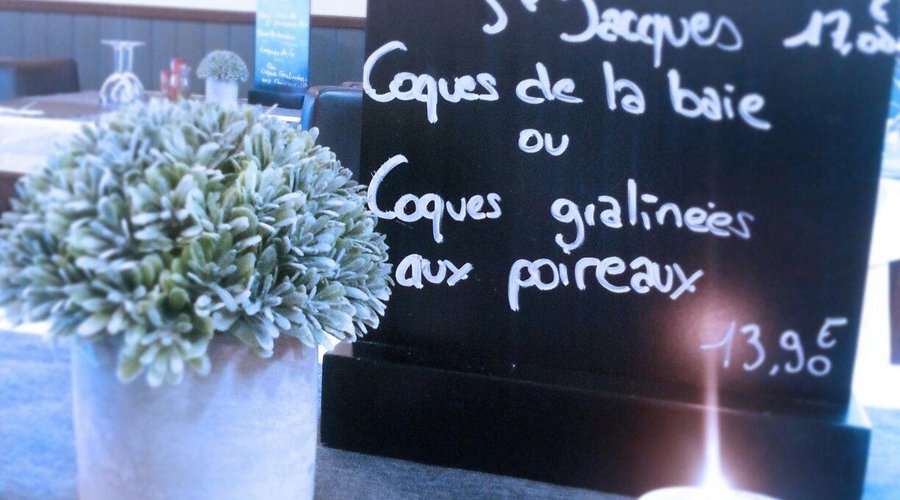 Ardoise du jour!