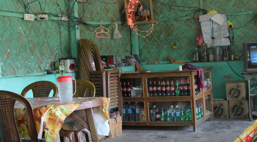 Interior of the dhaba