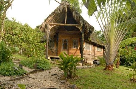 one of the cabins at the lodge.