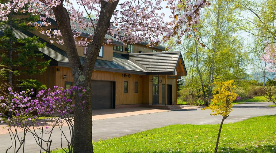Spring time at Lakehouse At Toyako