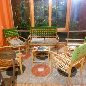 Sala de Lectura con vista al Jardin
