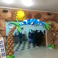 Вход в аквапарк