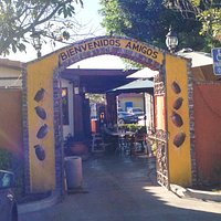 Patio entrance. Lovely area.