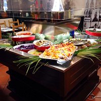 Il buffet per iniziare.....delizioso!!