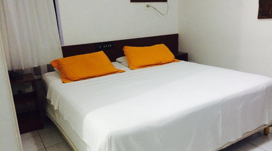 Quarto do hotel bem confortável!