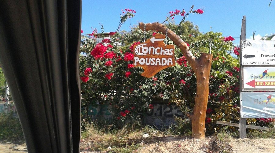 Entrada da pousada