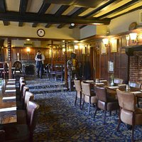Very pleasant dining/bar area to eat in