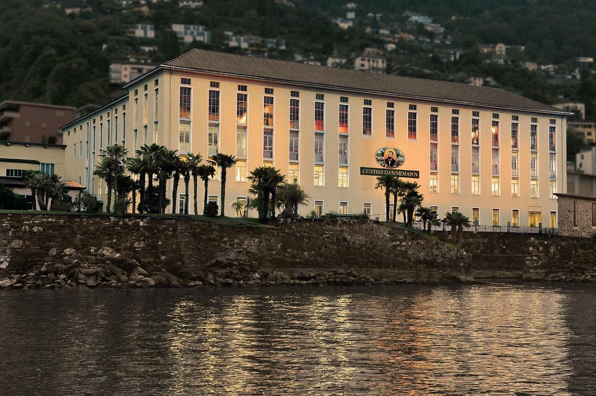 the tobacco factory seen from the lake - Picture of Centro Dannemann -  Fabbrica Tabacchi, Brissago - Tripadvisor