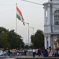 National flag at Central Park