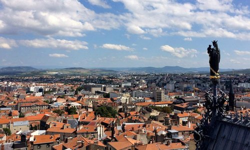 Vista o alto da catedral