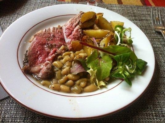 Le traditionnel gigot du dimanche mais le samedi!