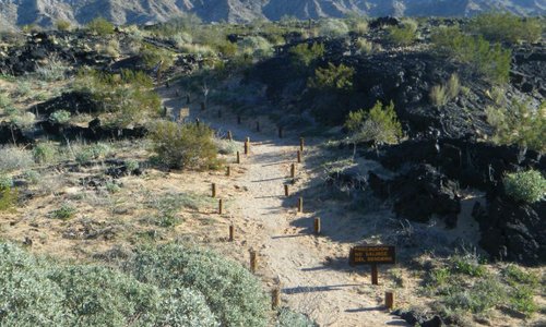 Trails near the visitor center.
