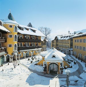 Innenhof Hotel Pichlmayrgut