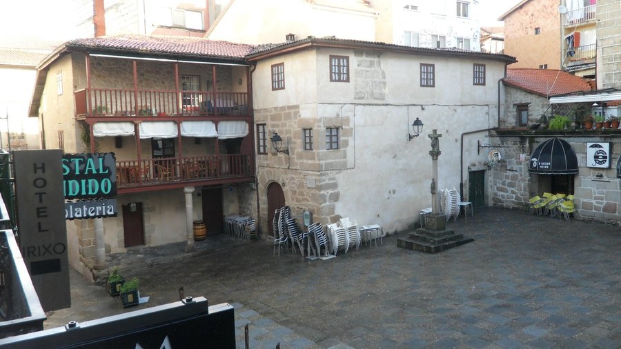 Vista de la plaza desde la habitación