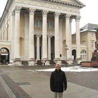 In front of the Protestant City Church