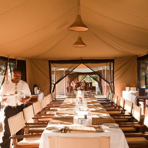 Mess tent